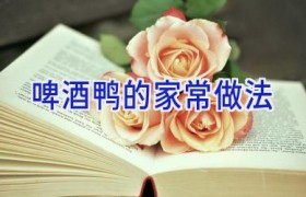 啤酒鸭的家常做法