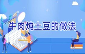 牛肉炖土豆的做法