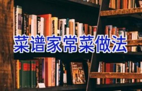 菜谱家常菜做法