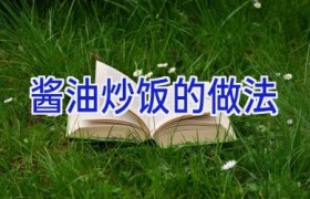 酱油炒饭的做法