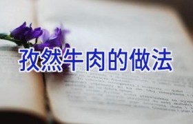 孜然牛肉的做法