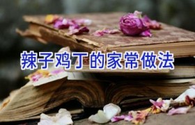辣子鸡丁的家常做法