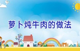萝卜炖牛肉的做法