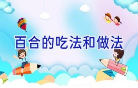 百合的吃法和做法