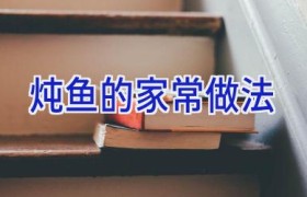 炖鱼的家常做法
