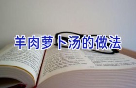 羊肉萝卜汤的做法