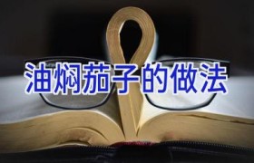 油焖茄子的做法