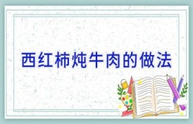 西红柿炖牛肉的做法