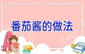 番茄酱的做法