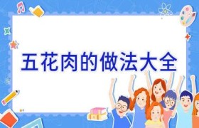五花肉的做法大全