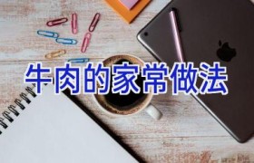 牛肉的家常做法