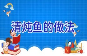 清炖鱼的做法