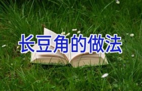 长豆角的做法
