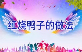 红烧鸭子的做法