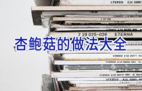 杏鲍菇的做法大全