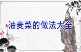 油麦菜的做法大全