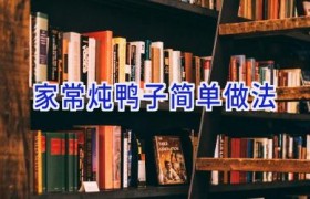 家常炖鸭子简单做法