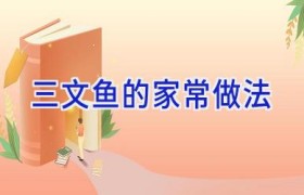 三文鱼的家常做法