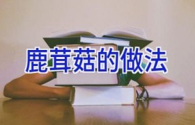 鹿茸菇的做法