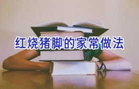 红烧猪脚的家常做法