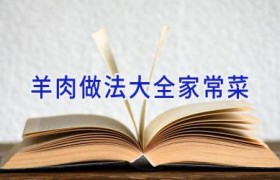 羊肉做法大全家常菜