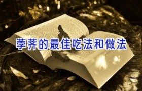 荸荠的最佳吃法和做法