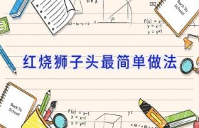 红烧狮子头最简单做法