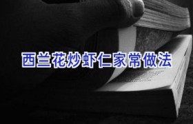 西兰花炒虾仁家常做法