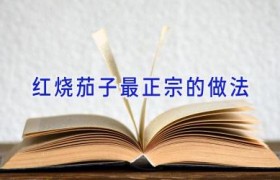 红烧茄子最正宗的做法