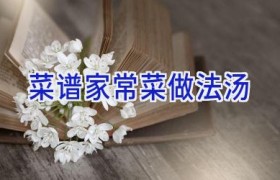 菜谱家常菜做法汤