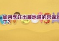 如何烹饪出最地道的宫保鸡丁？