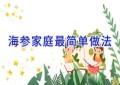 海参家庭最简单做法