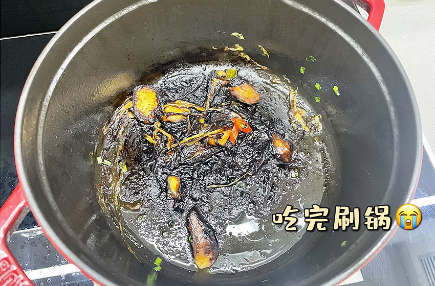 铸铁锅无水葱油鸡初尝试插图9