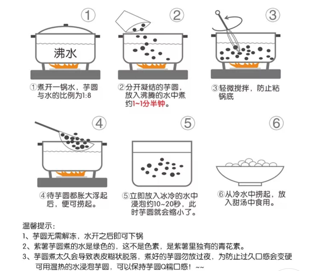 三种经典口味的手工芋圆做法插图6