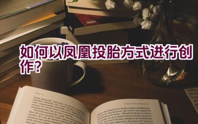 如何以凤凰投胎方式进行创作？插图