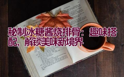 秘制冰糖酱烧排骨：趣味搭配，解锁美味新境界插图