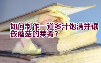 如何制作一道多汁饱满并镶嵌蘑菇的菜肴？插图