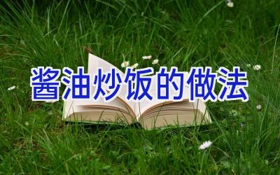 酱油炒饭的做法插图