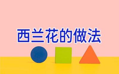 西兰花的做法插图