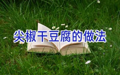 尖椒干豆腐的做法插图