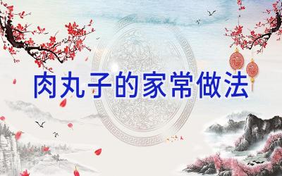 肉丸子的家常做法插图