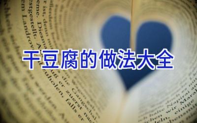 干豆腐的做法大全插图