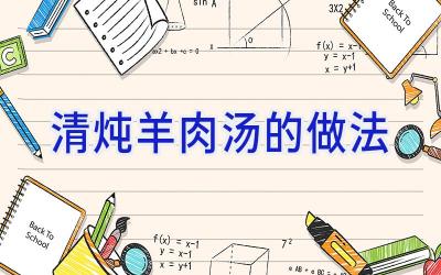 清炖羊肉汤的做法插图