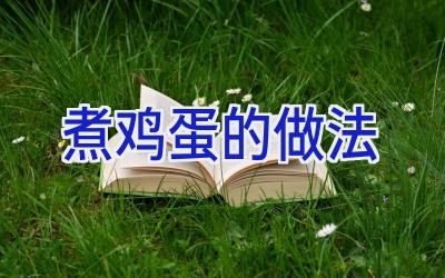 煮鸡蛋的做法插图