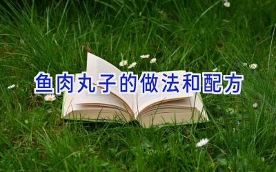 鱼肉丸子的做法和配方插图 鱼肉丸子的做法和配方插图