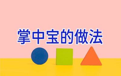 掌中宝的做法插图